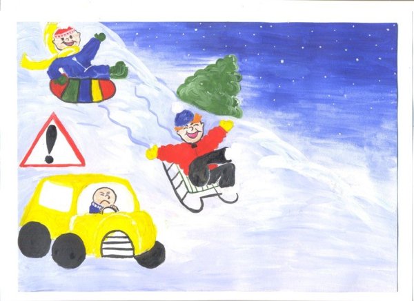 Поведение на дороге зимой