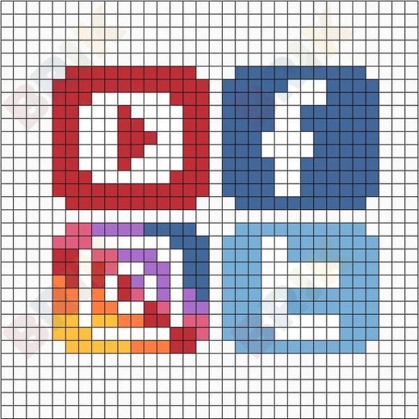 Рисунки по клеточкам в тетради приложения