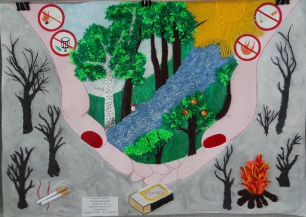 Конкурс рисунков дети против мусора