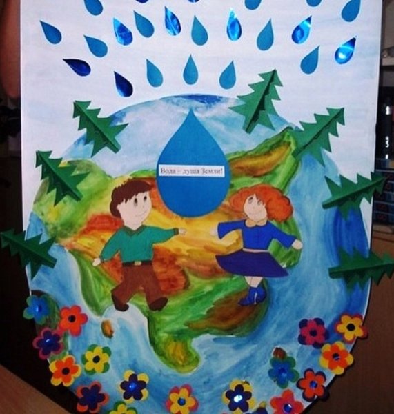 Плакат не загрязняйте природу