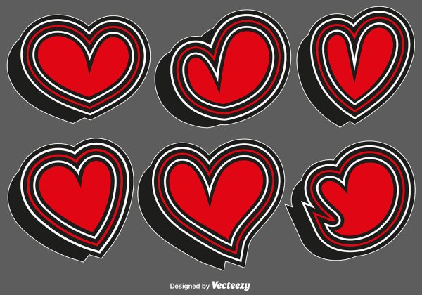 Stickers for Valentine Day