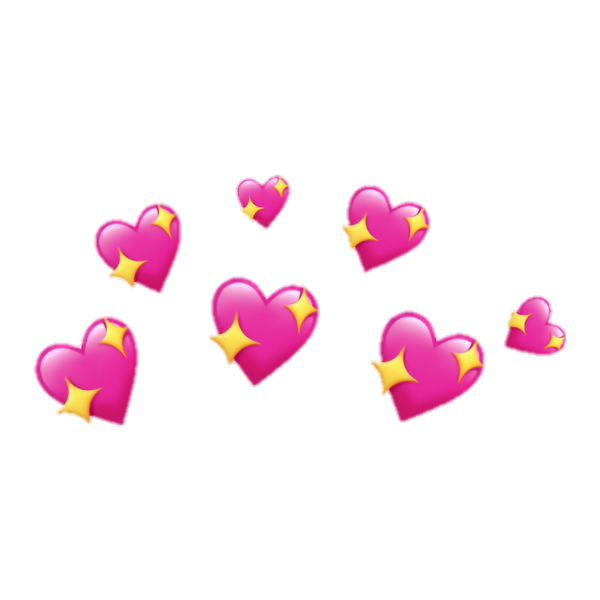 Сердечки над головой