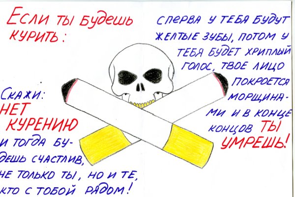 Постеры на тему курения