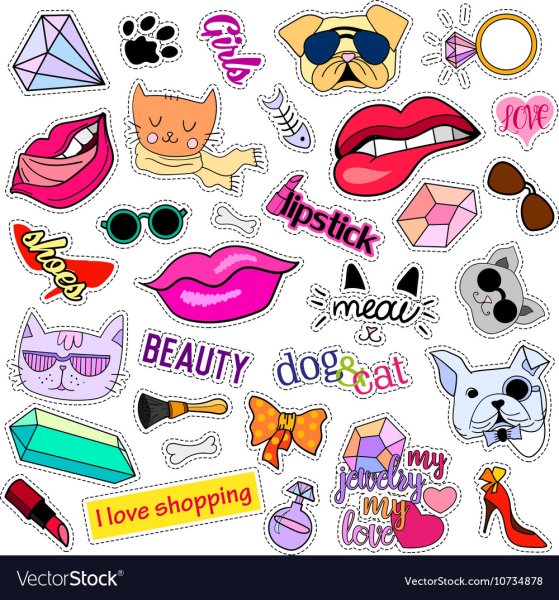 Рисунки наклейки дерзкие