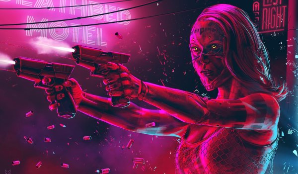 Киберпанк орнамент