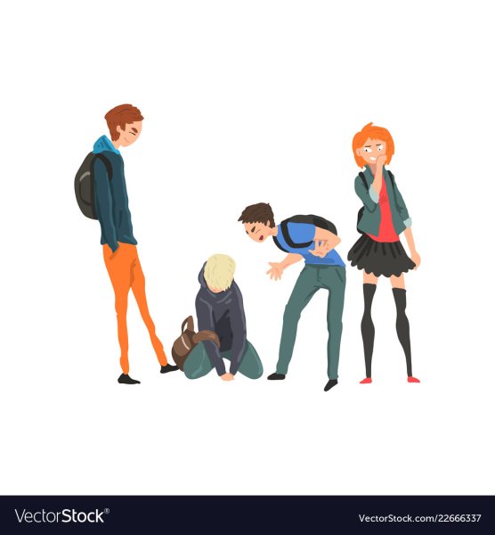 Иллюстрации школьного буллинга