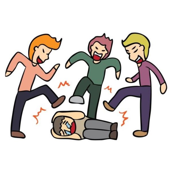 Физический буллинг рисунки