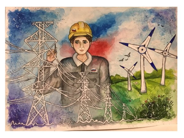 Рисунок ко Дню Энергетика
