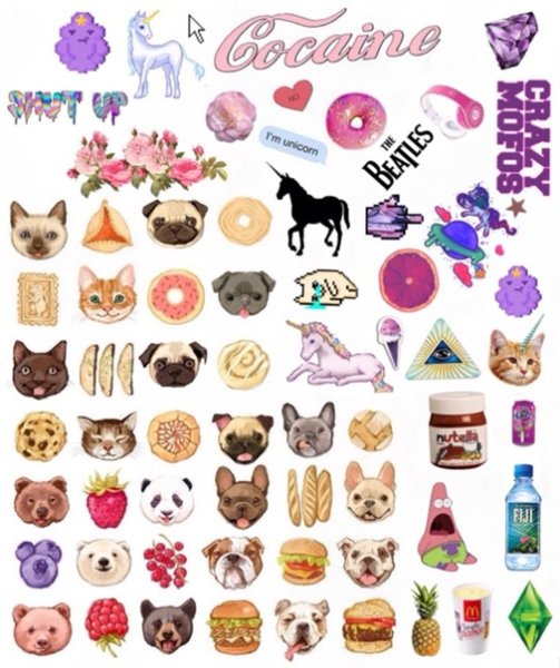 Маленькие наклейки для ЛП