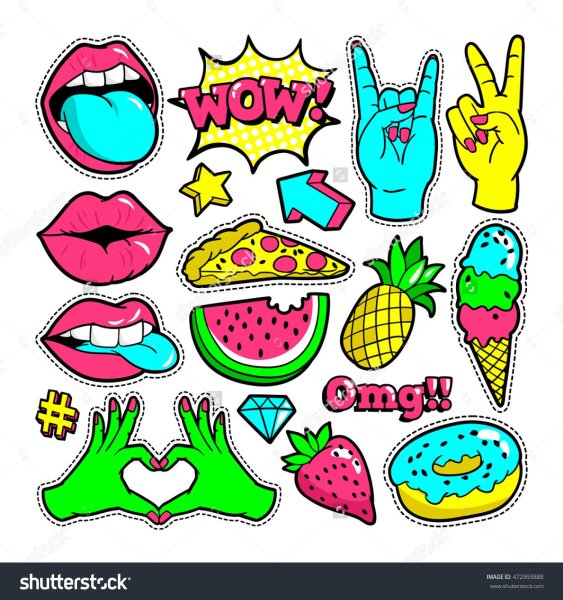 Летние наклейки классные