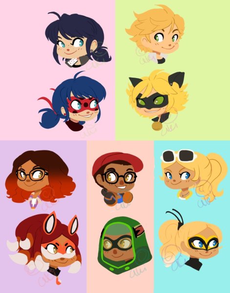 Леди баг вафельная