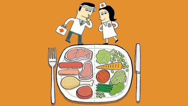 Вегетарианец рисунок