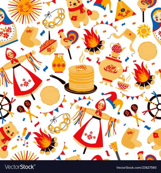 Масленица вектор