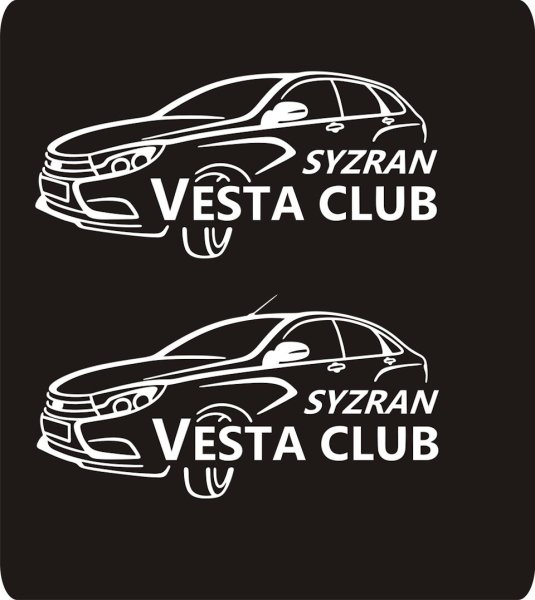 Мазда 626 Club наклейка