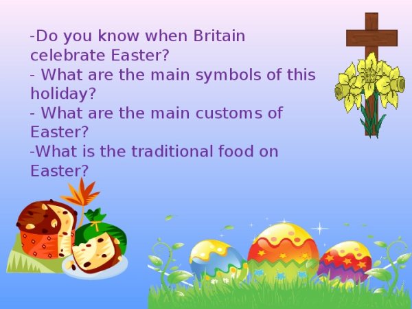 Открытки с Пасхой на английском