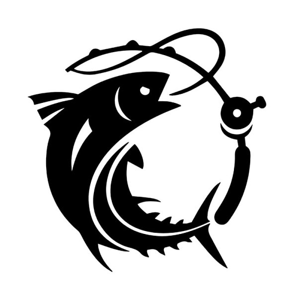 Наклейка на рыбалке