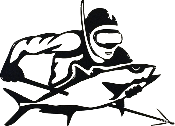 Наклейка на авто Рыбак