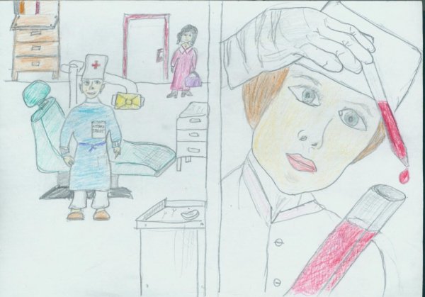 Моя мама медсестра в детском саду