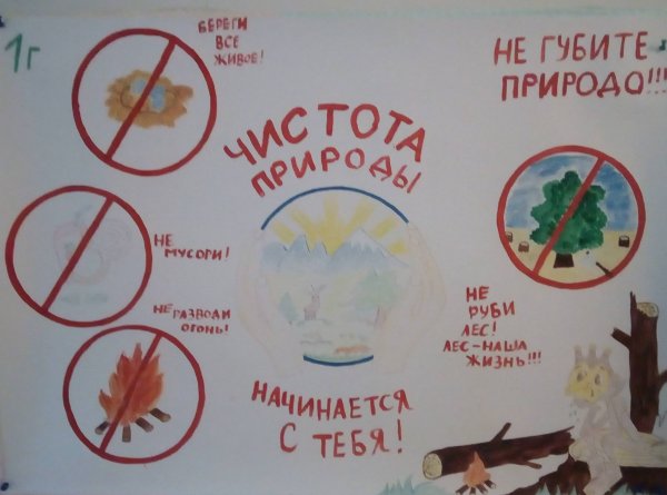 Не губи природу плакаты