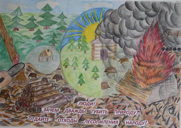 Плакат чистая природа