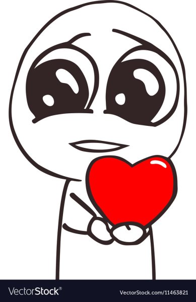 Смущающийся стикер