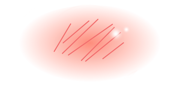 Покраснение без фона