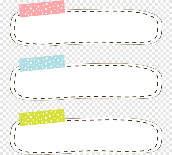 Декоративный скотч на прозрачном фоне