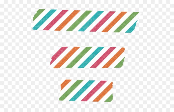 Цветной скотч стикер