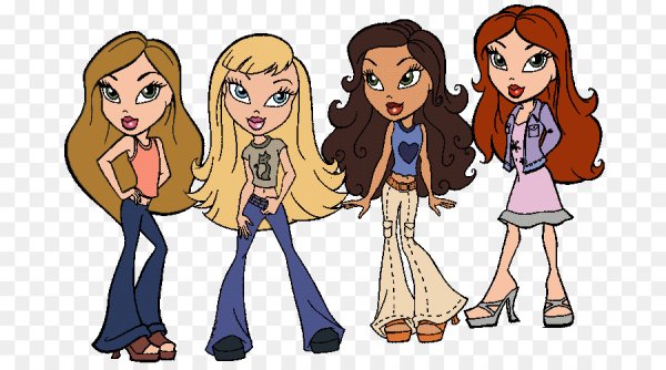 Братц на прозрачном фоне