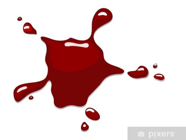 Брызги крови от выстрела