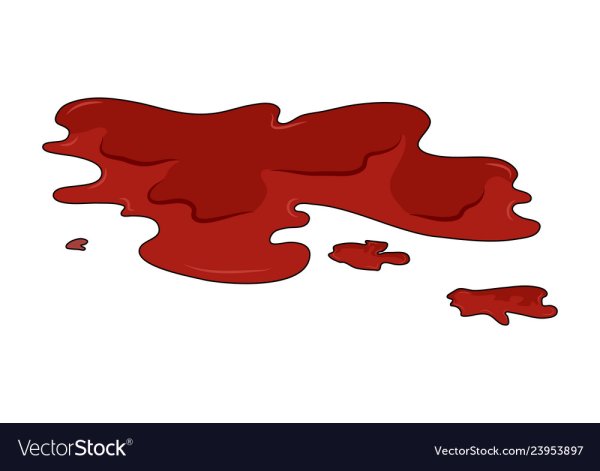 Кровавые пятна на прозрачном фоне