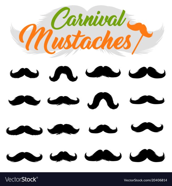 Стикеры с усами