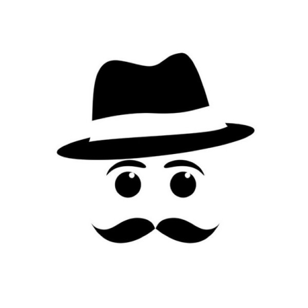 Человек в шляпе с усами