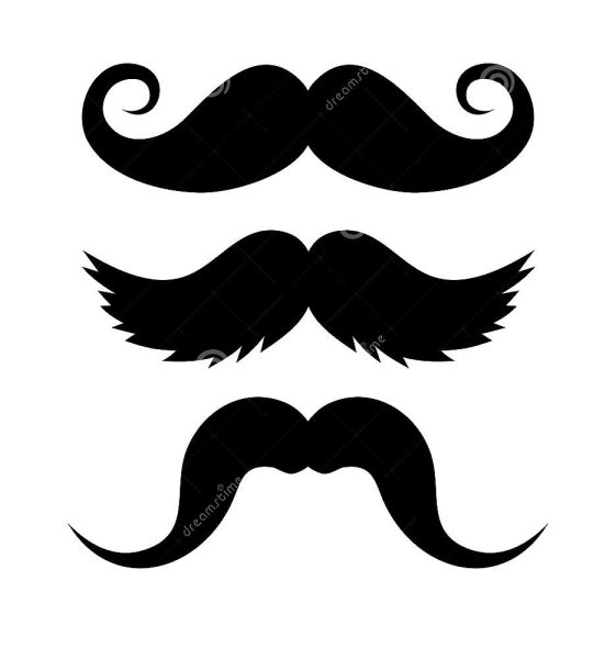 Усы раскраска