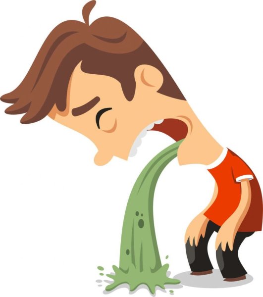 Тошнота мультяшные