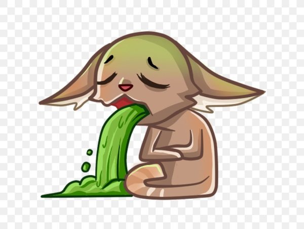 Стикер тошнит