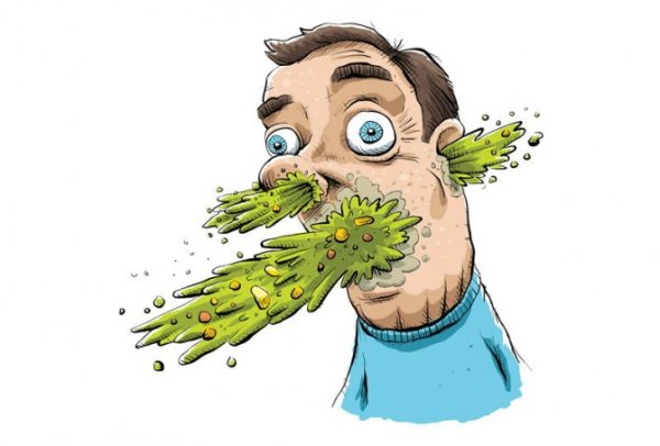 Рвота мультяшная