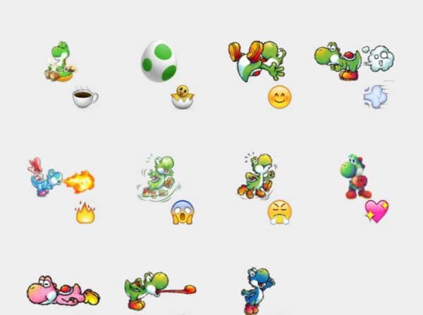 Стикер пак Йоши