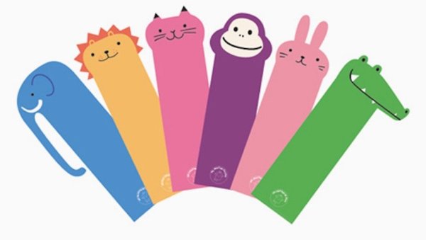 Закладки черно белые