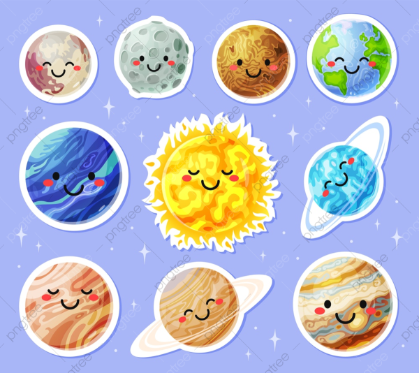 Наклейки планеты