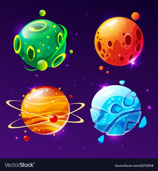 Планета в иллюстраторе