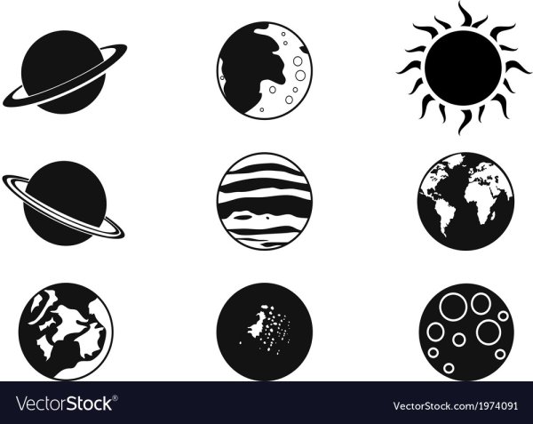 Планета силуэт