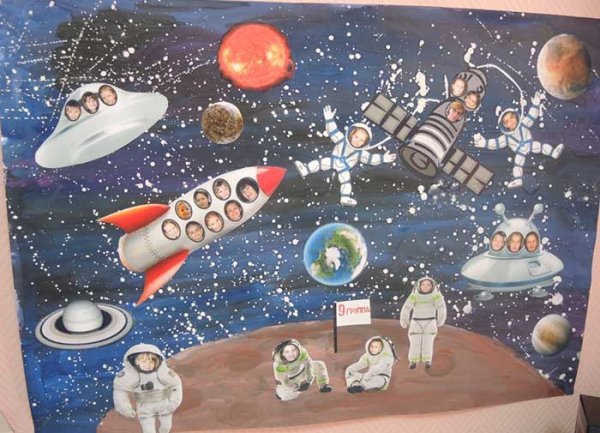 Плакат на тему космос