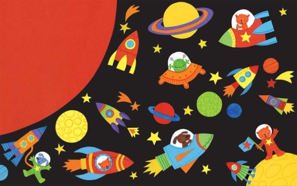 Детские работы на тему космос
