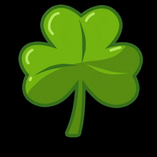 Четырёхлистный Клевер стикер