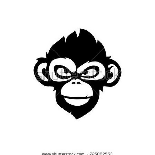 Обезьяна эскиз