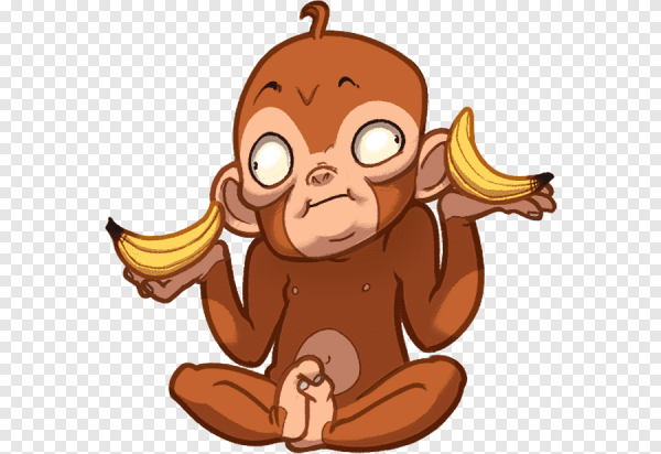 Стикеры обезьянка