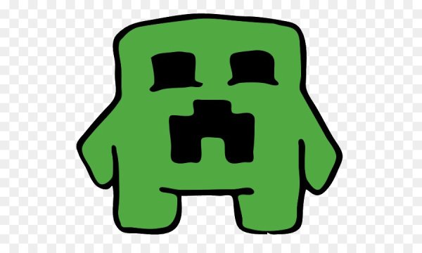 Стикер с КРИПЕРОМ