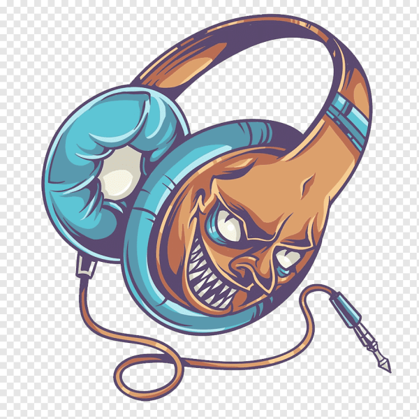 Наушники стикер