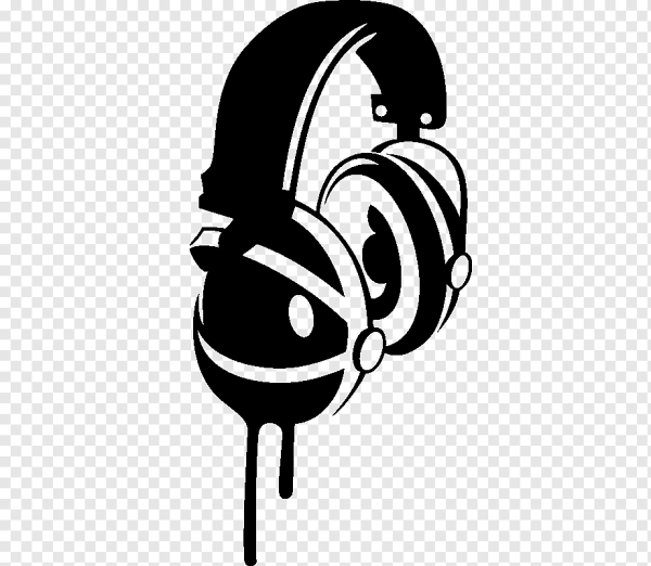 Наушники трафарет